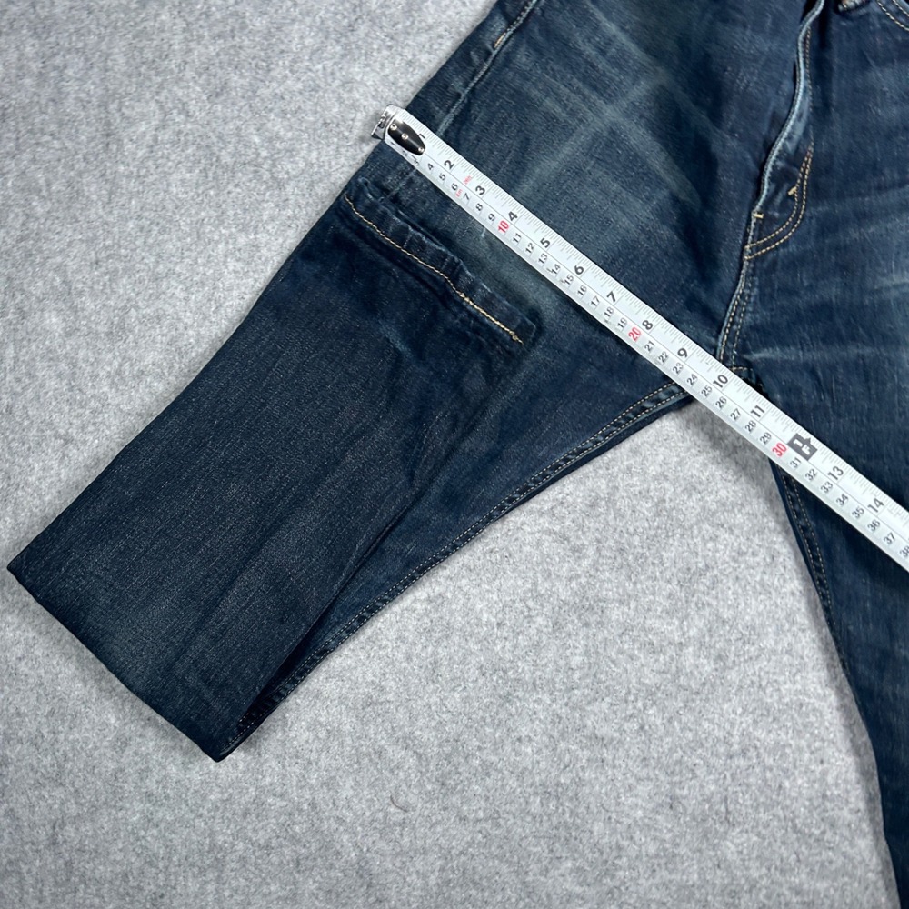 Levi's 510 Denim Jeans Mens 31x32 Blue Skinny Fit Stretch workwear dark wash - Picture 16 of 16
